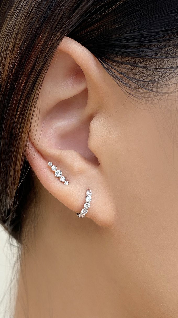 Haru Stud Earring Sterling Silver