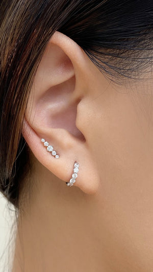 Haru Stud Earring Sterling Silver