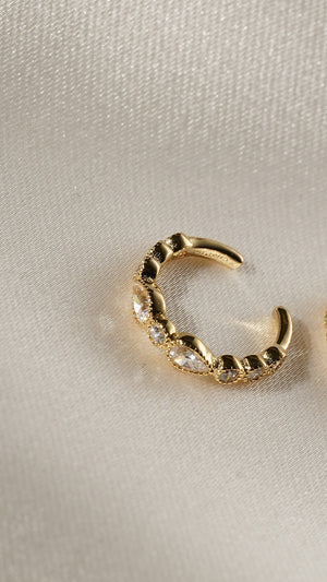 Deniz Cuff Earring Gold Vermeil