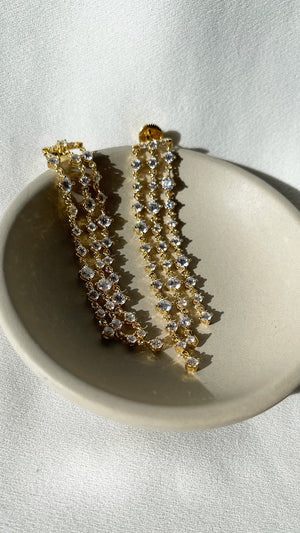 Phoenix Earrings Gold Vermeil